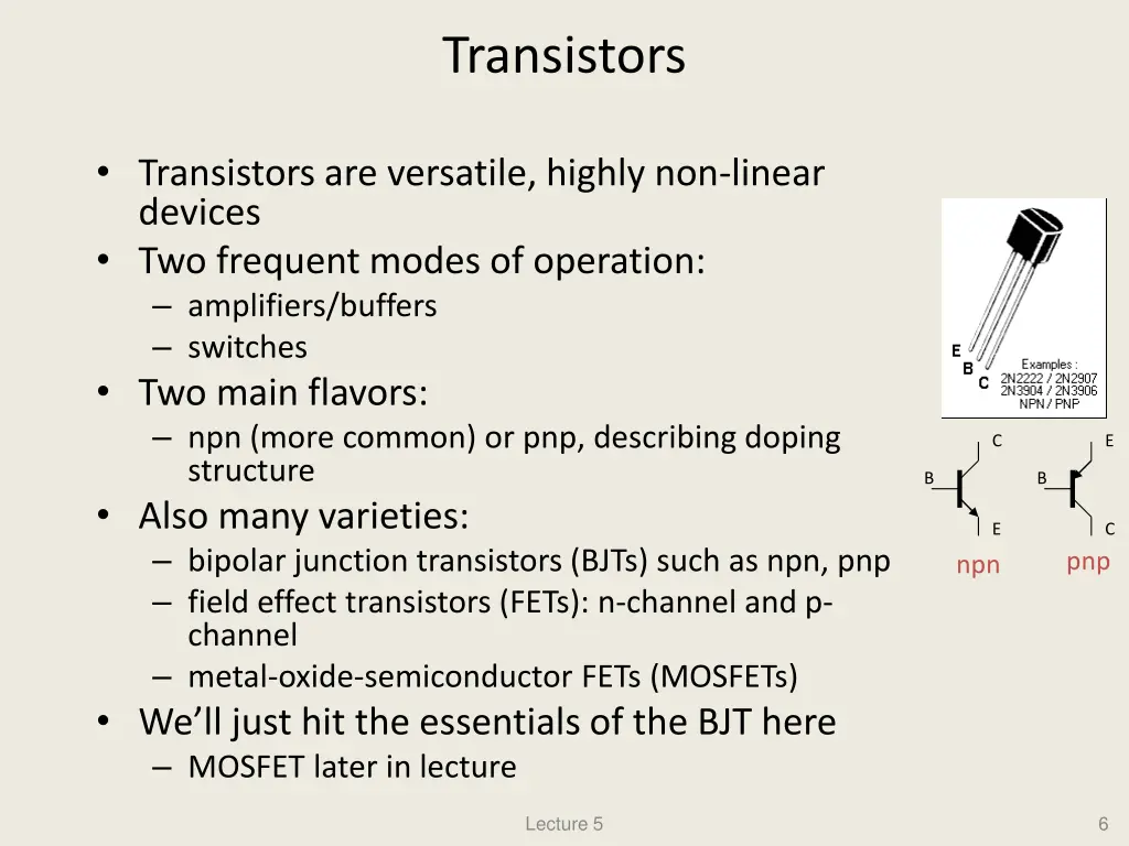 transistors