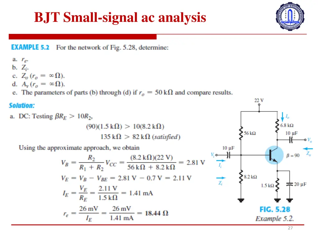 bjt small signal ac analysis 9