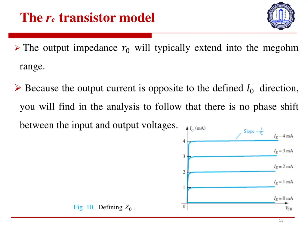 the r e transistor model 13
