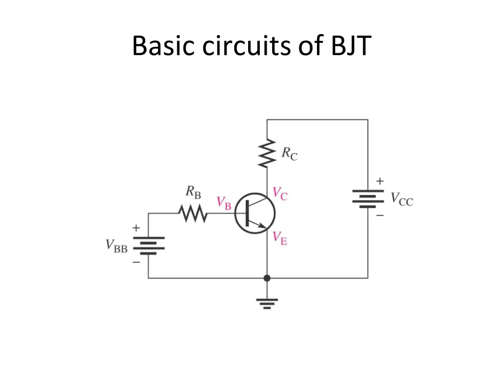 basic circuitsof bjt