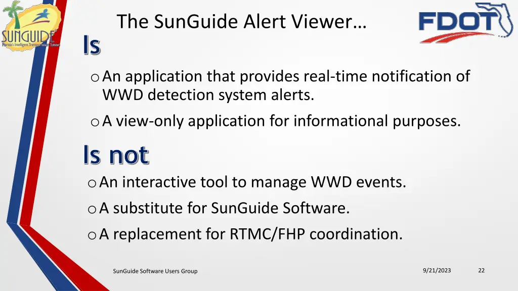 the sunguide alert viewer
