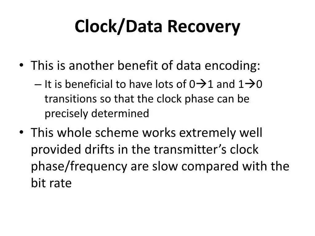 clock data recovery 1
