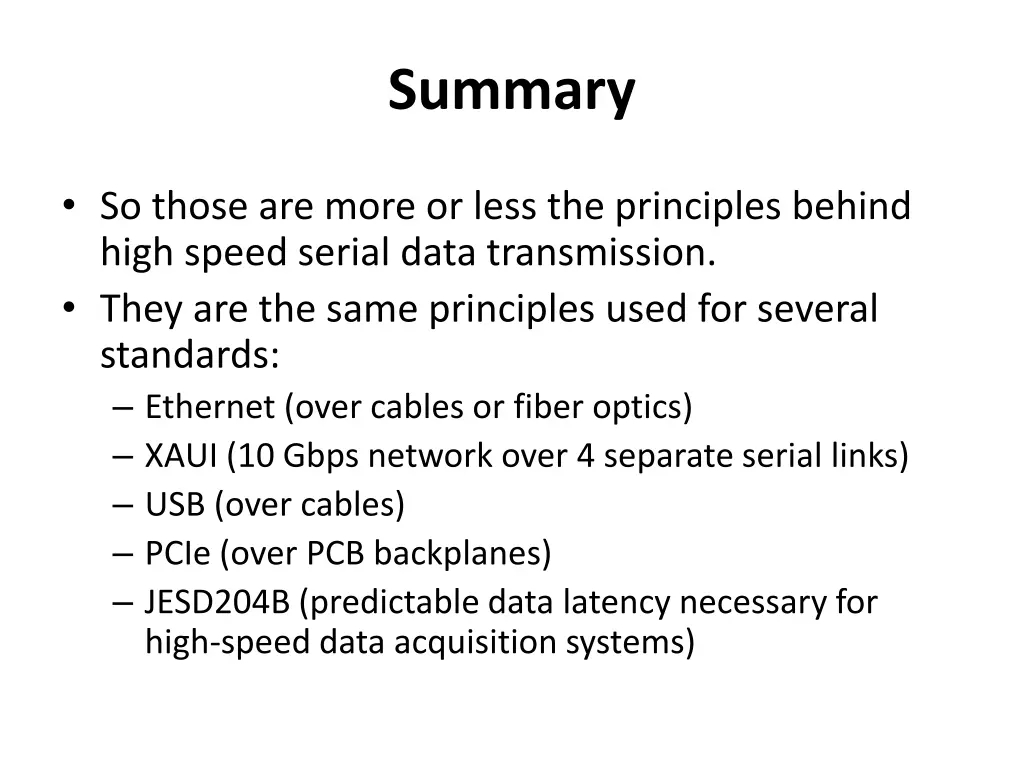 summary