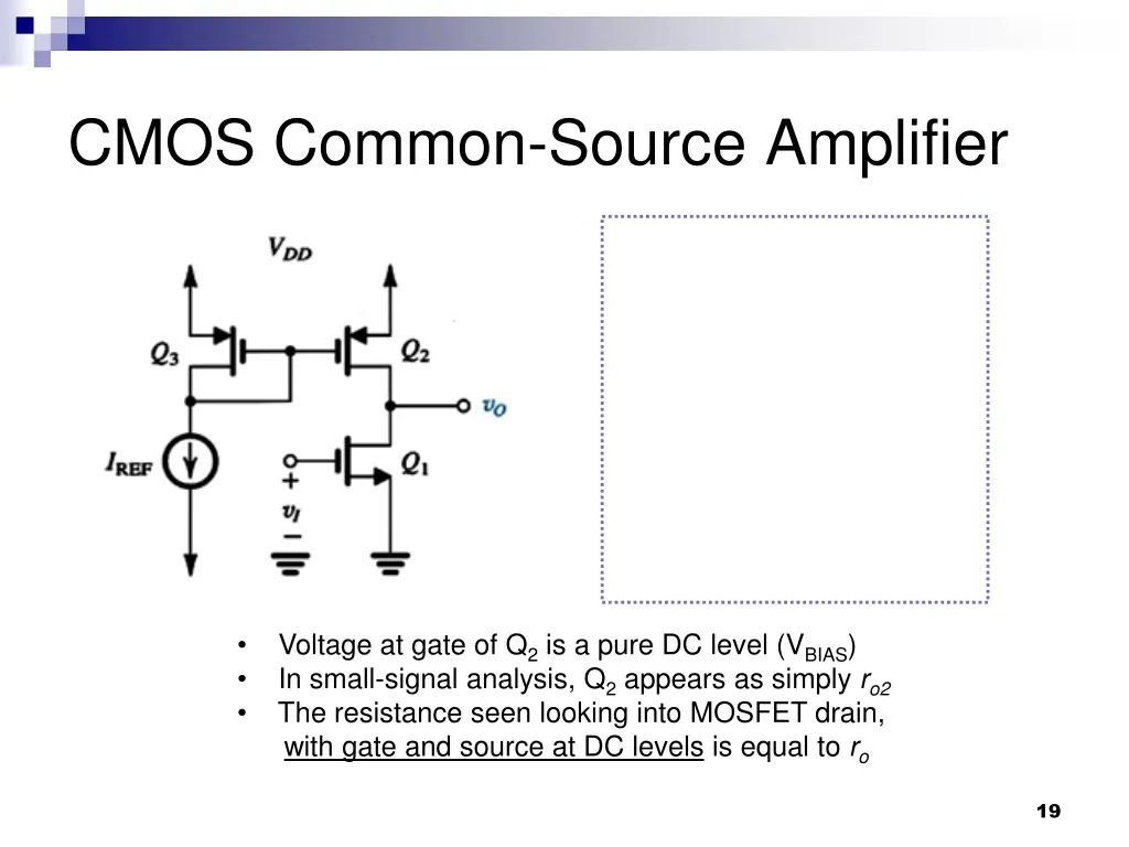 cmos common source amplifier 1