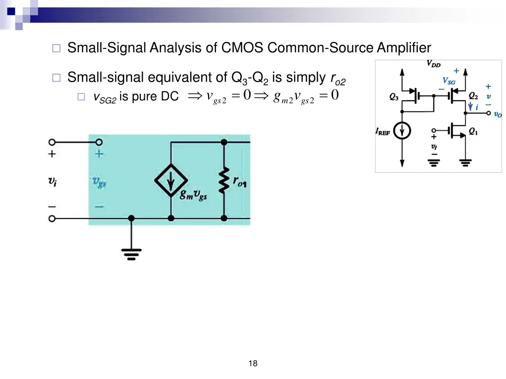 small signal analysis of cmos common source