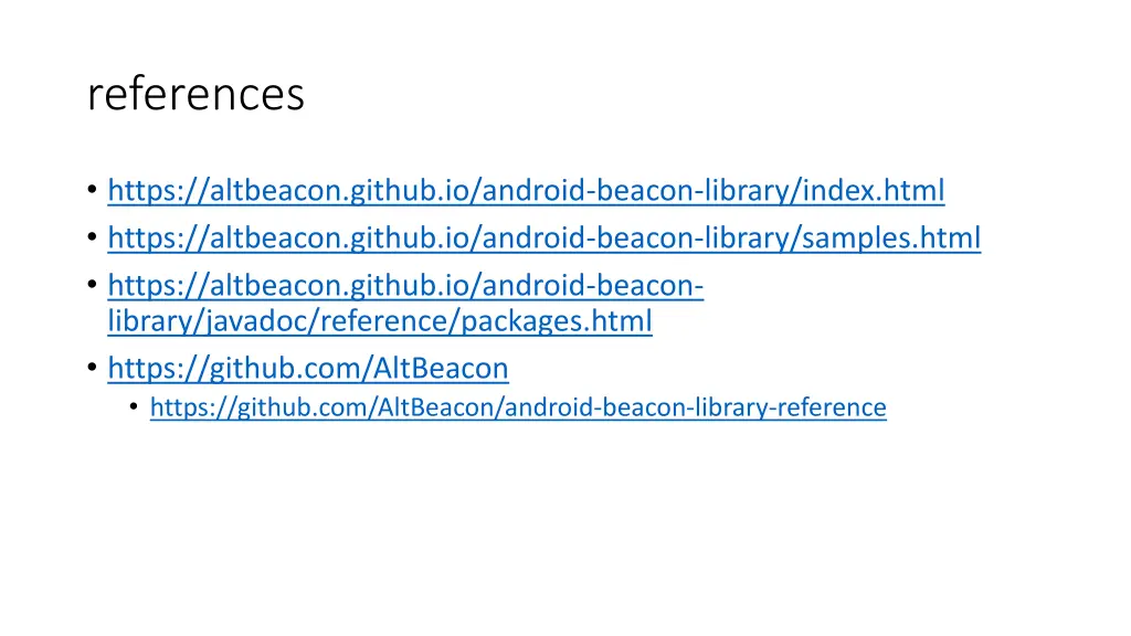 references