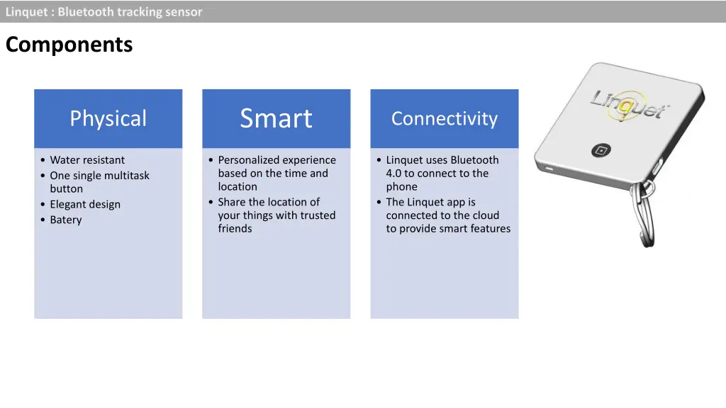 linquet bluetooth tracking sensor 1