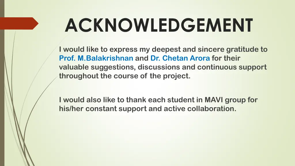 acknowledgement