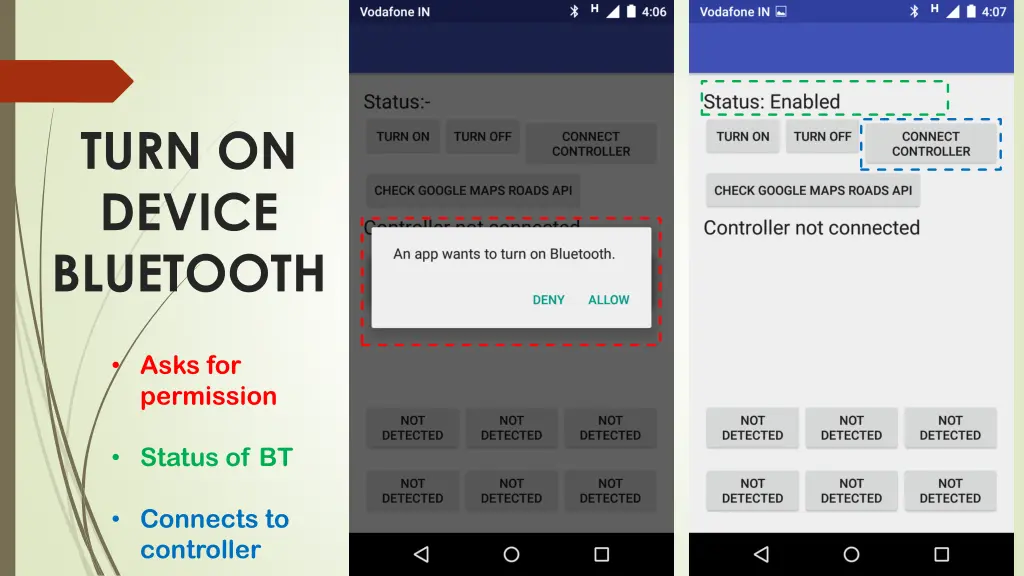 turn on device bluetooth