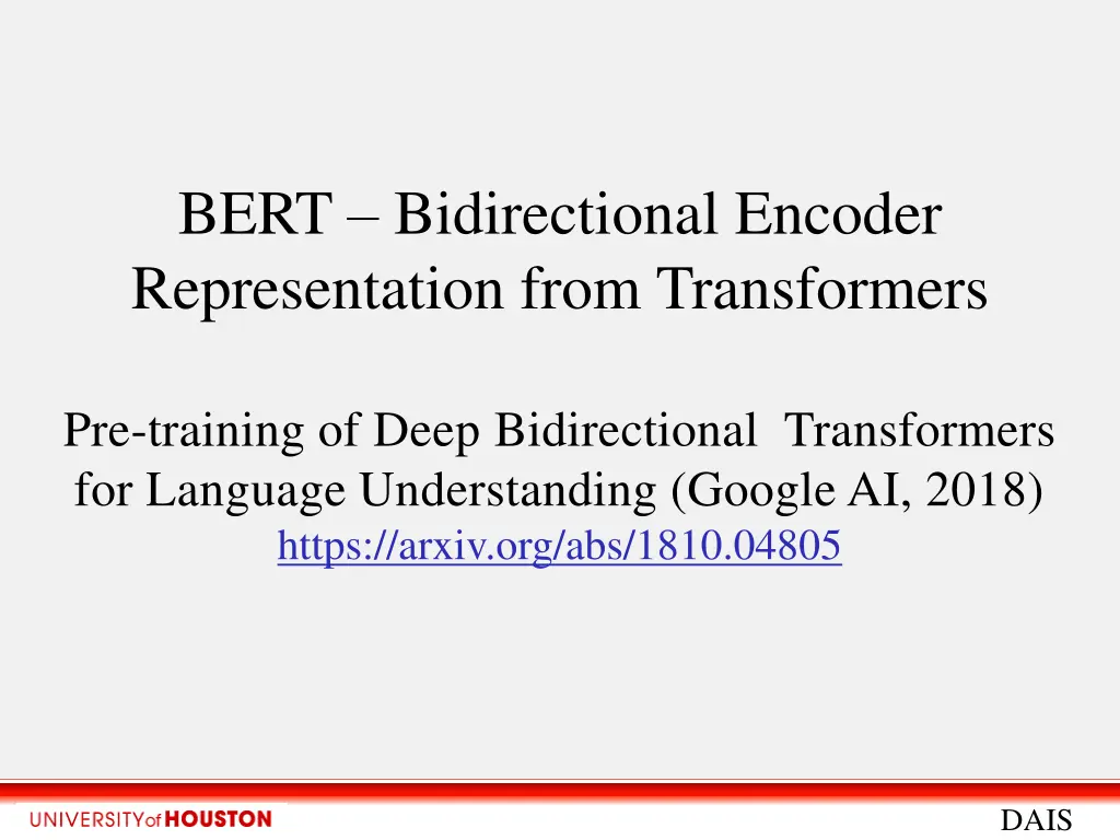 bert bidirectional encoder representation from