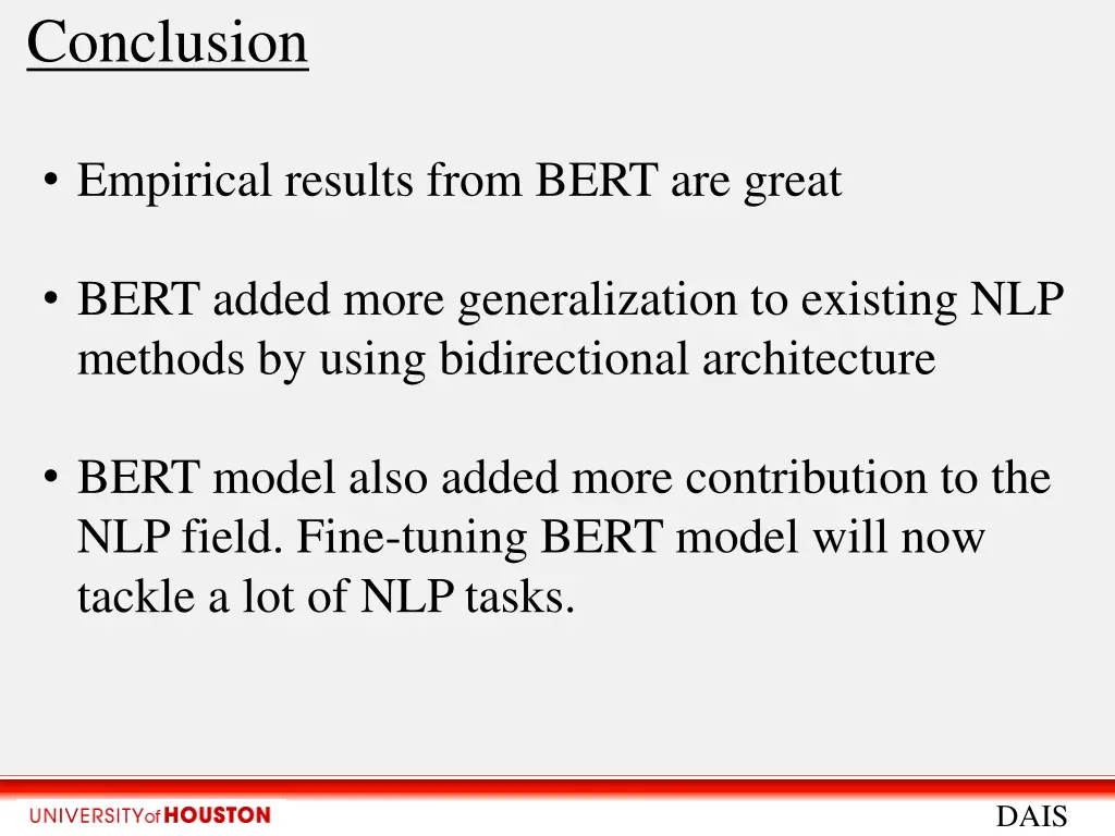 conclusion