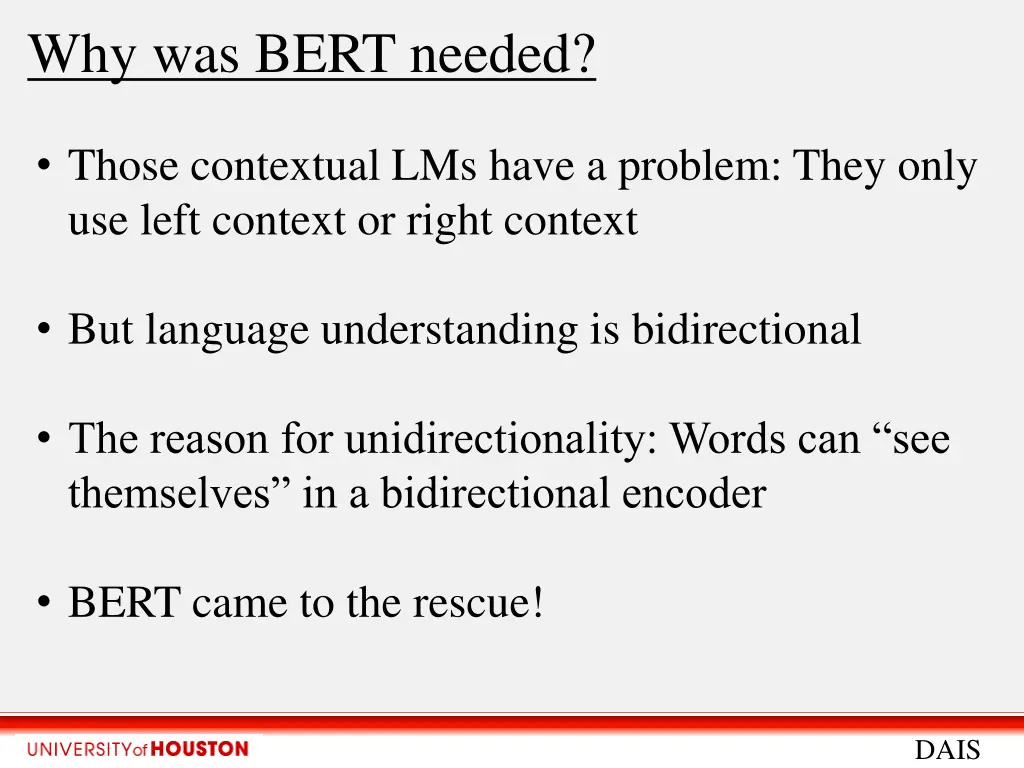 why was bert needed 3