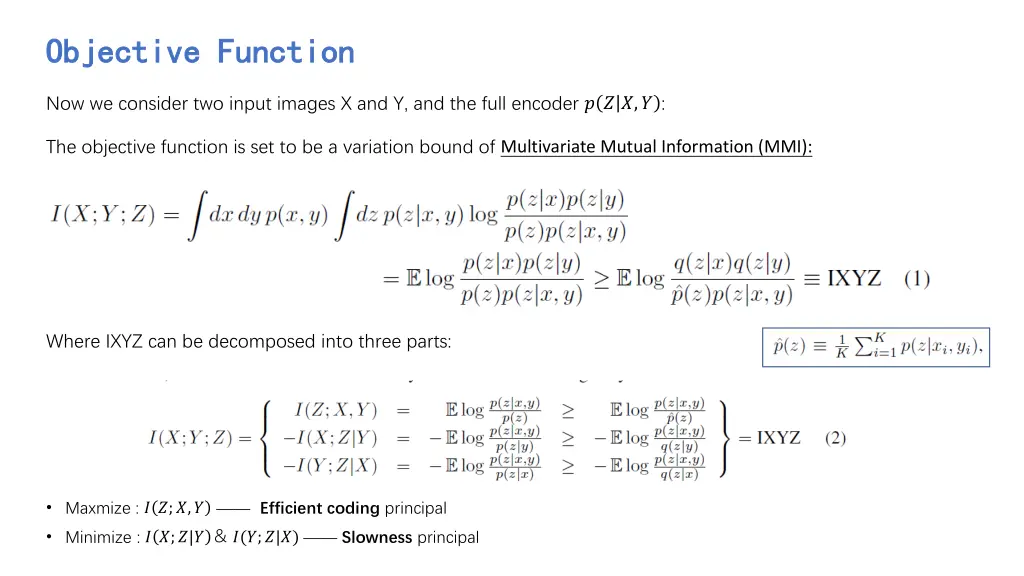 objective function objective function