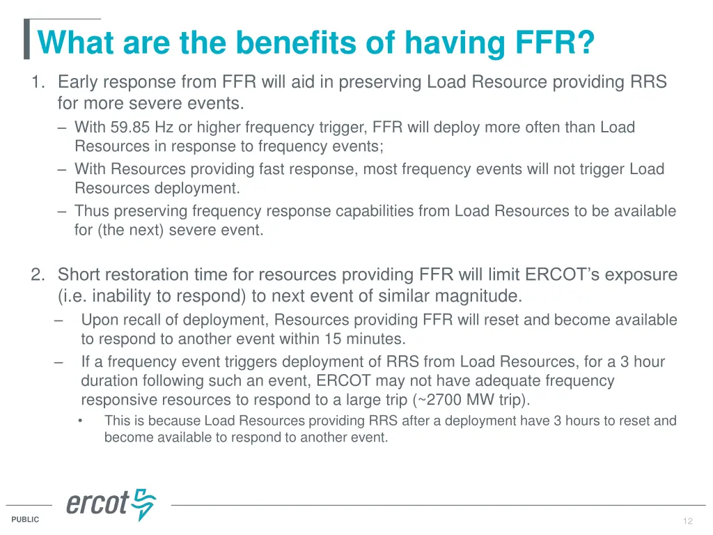 what are the benefits of having ffr