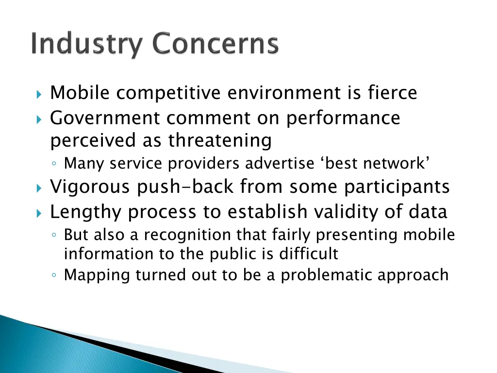 mobile competitive environment is fierce