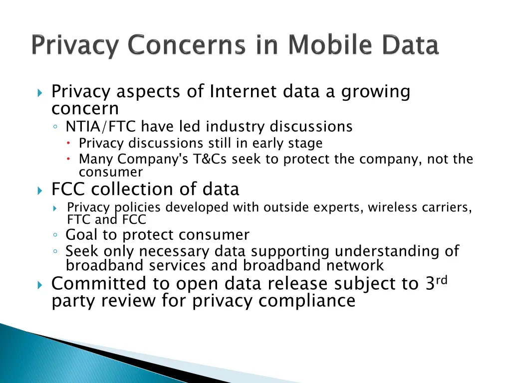 privacy aspects of internet data a growing
