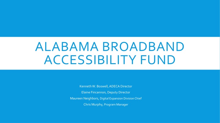 alabama broadband accessibility fund