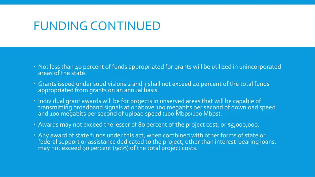 funding continued 1