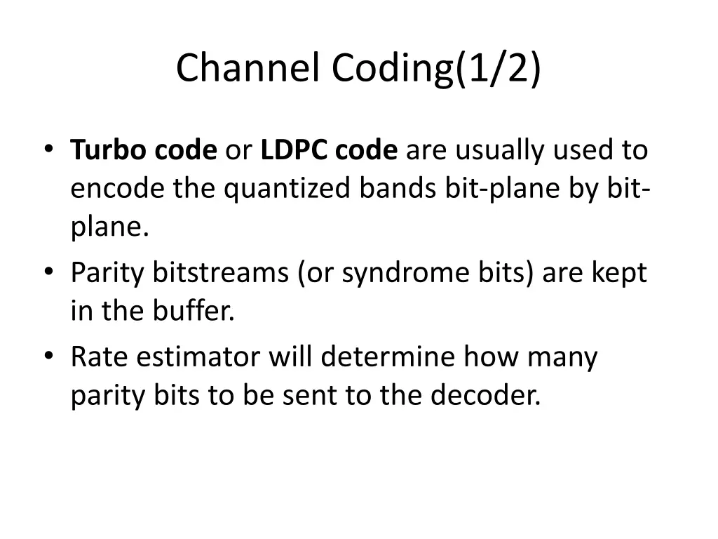 channel coding 1 2