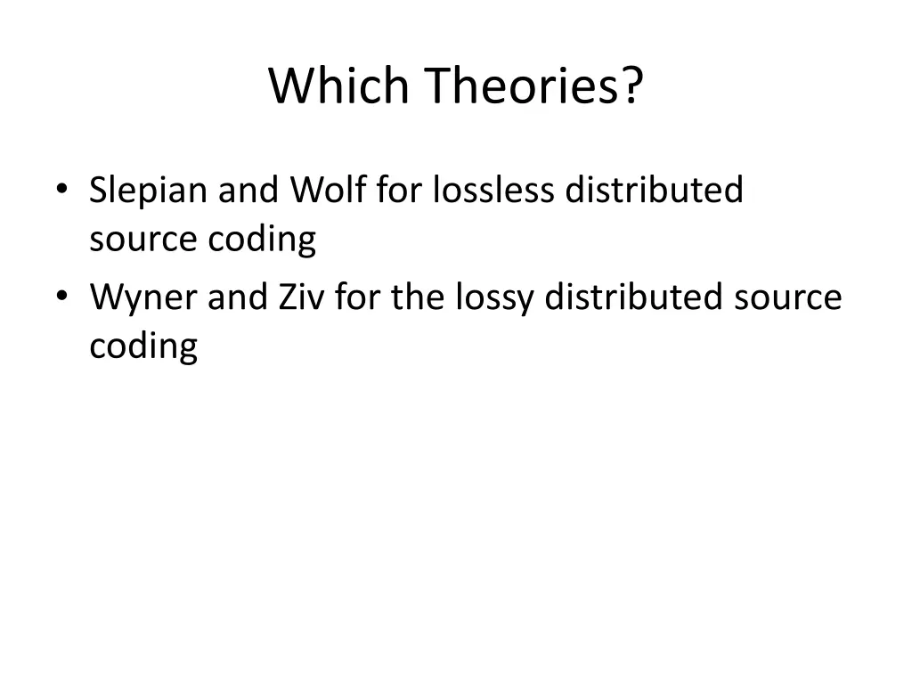 which theories