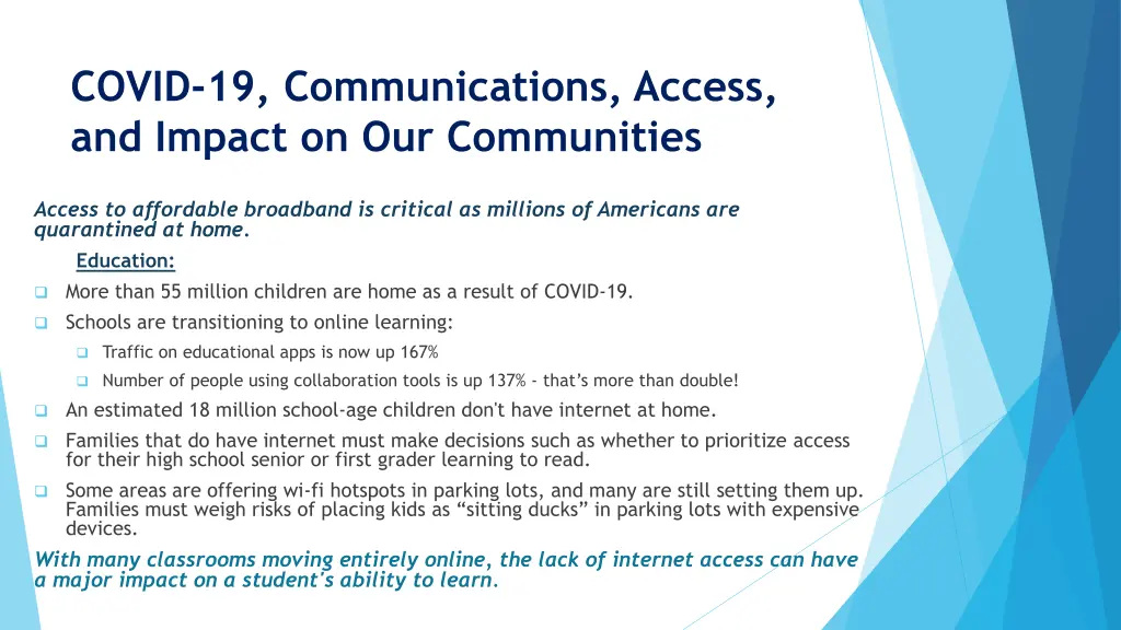 covid 19 communications access and impact 1