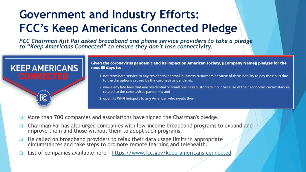 government and industry efforts fcc s keep