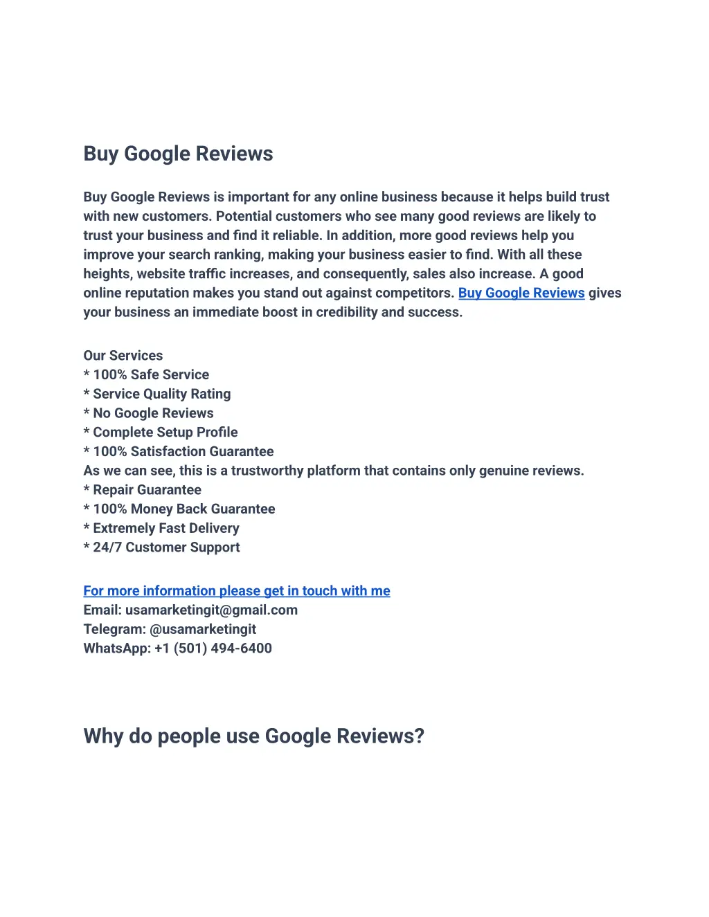 buy google reviews