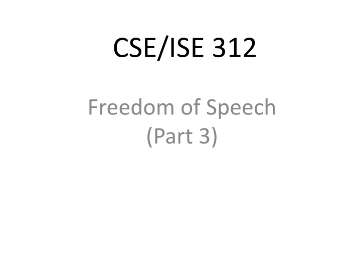 cse ise 312