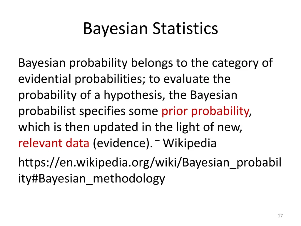bayesian statistics
