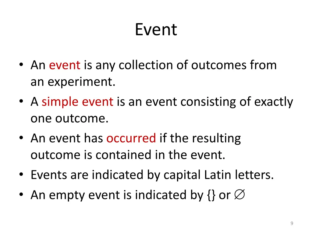 event