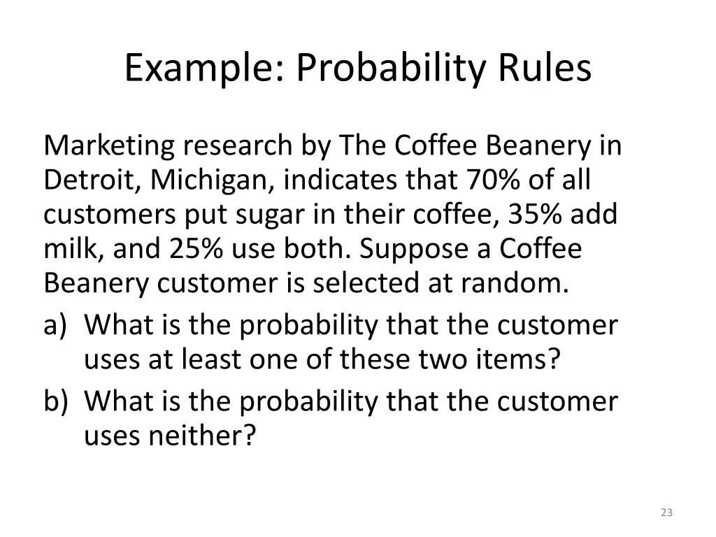 example probability rules
