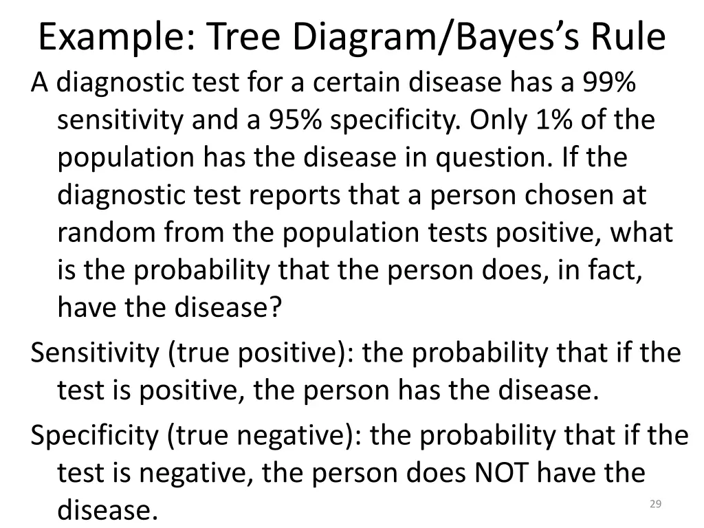 example tree diagram bayes s rule a diagnostic