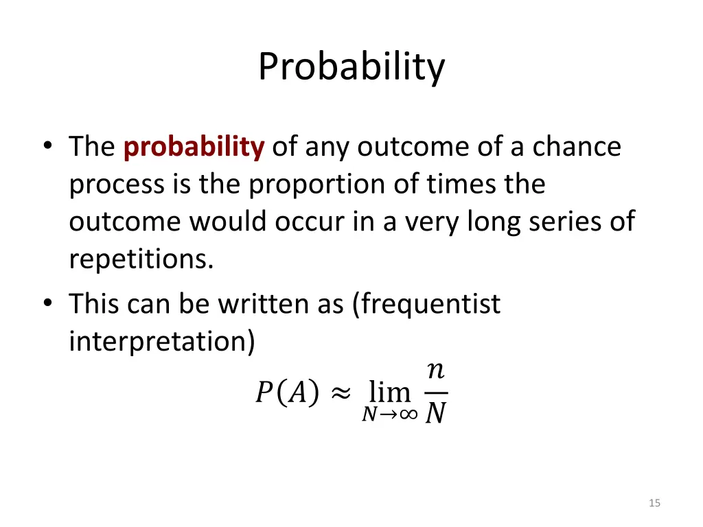probability