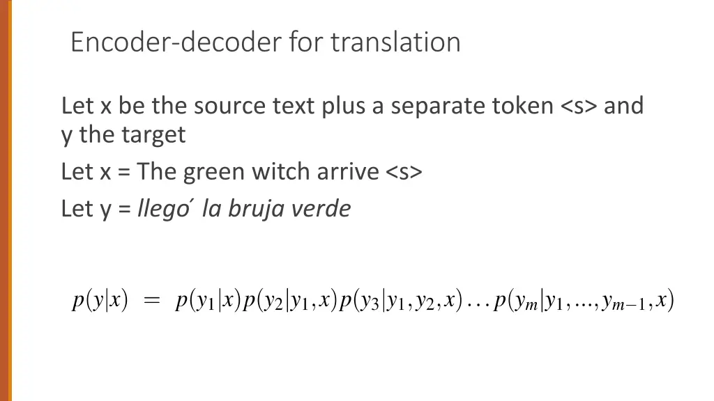 encoder decoder for translation 1