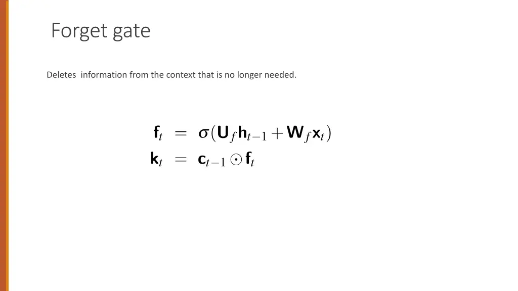 forget gate