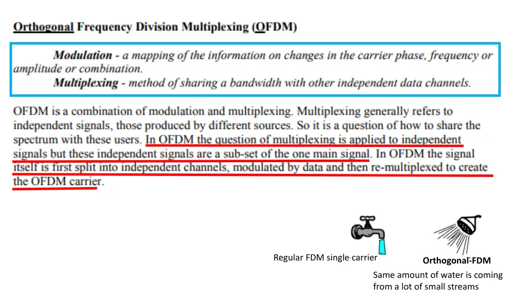 regular fdm single carrier