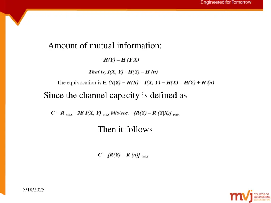 amount of mutual information