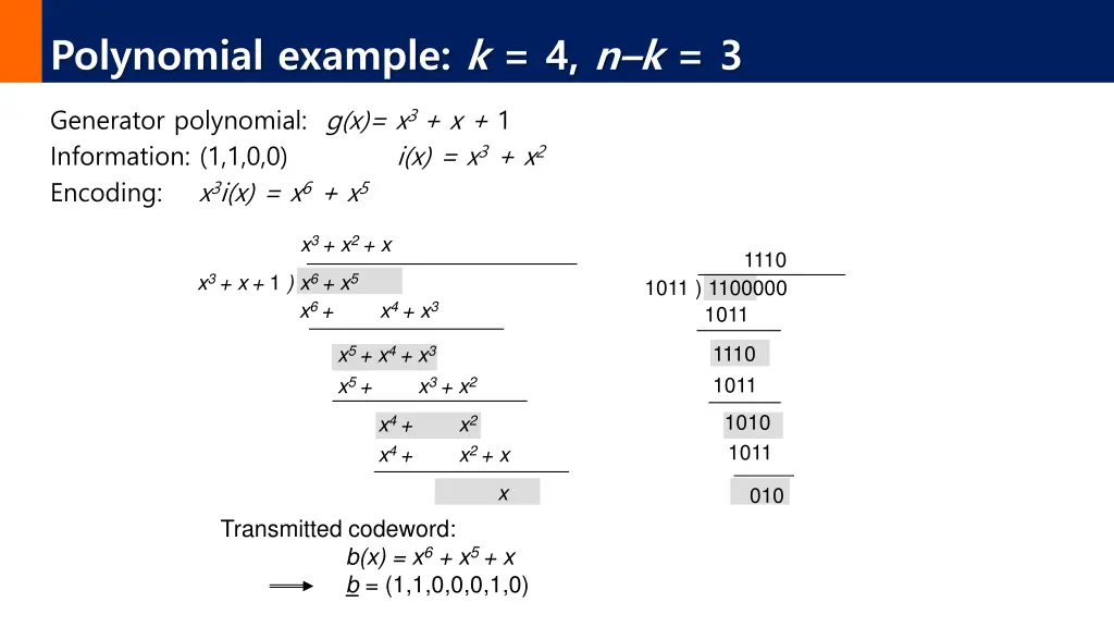 polynomial example k 4 n k 3