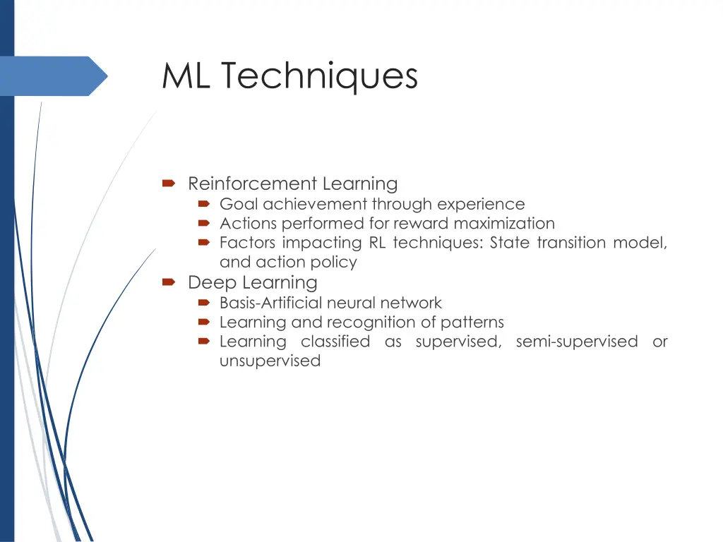 ml techniques