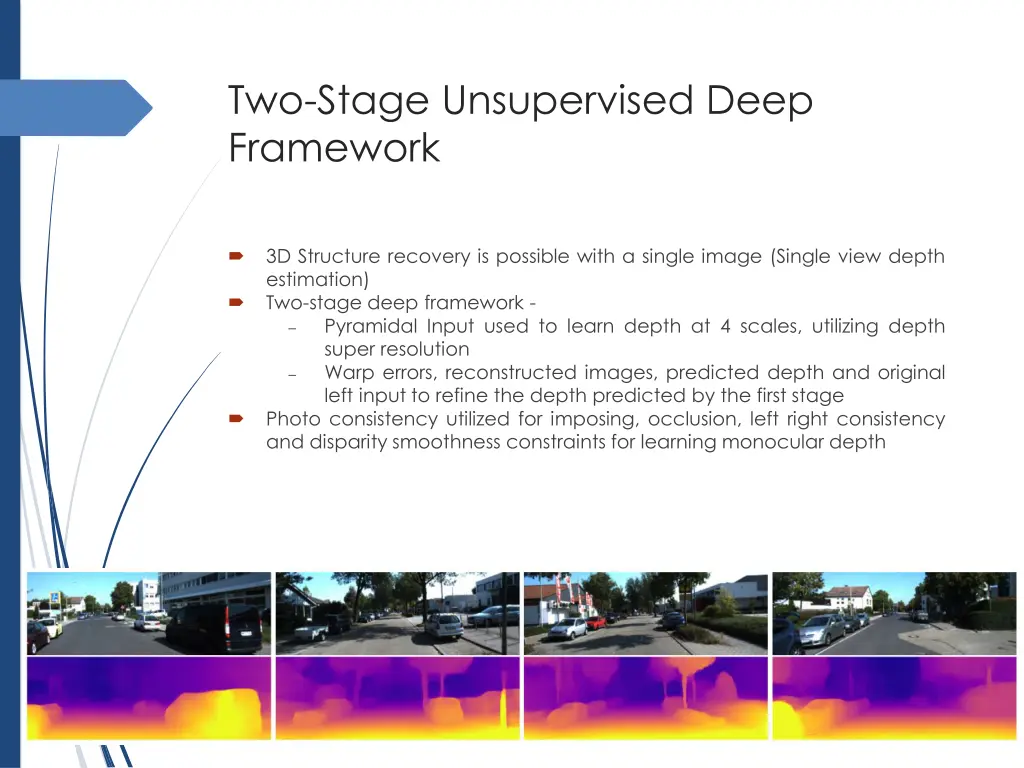 two stage unsupervised deep framework
