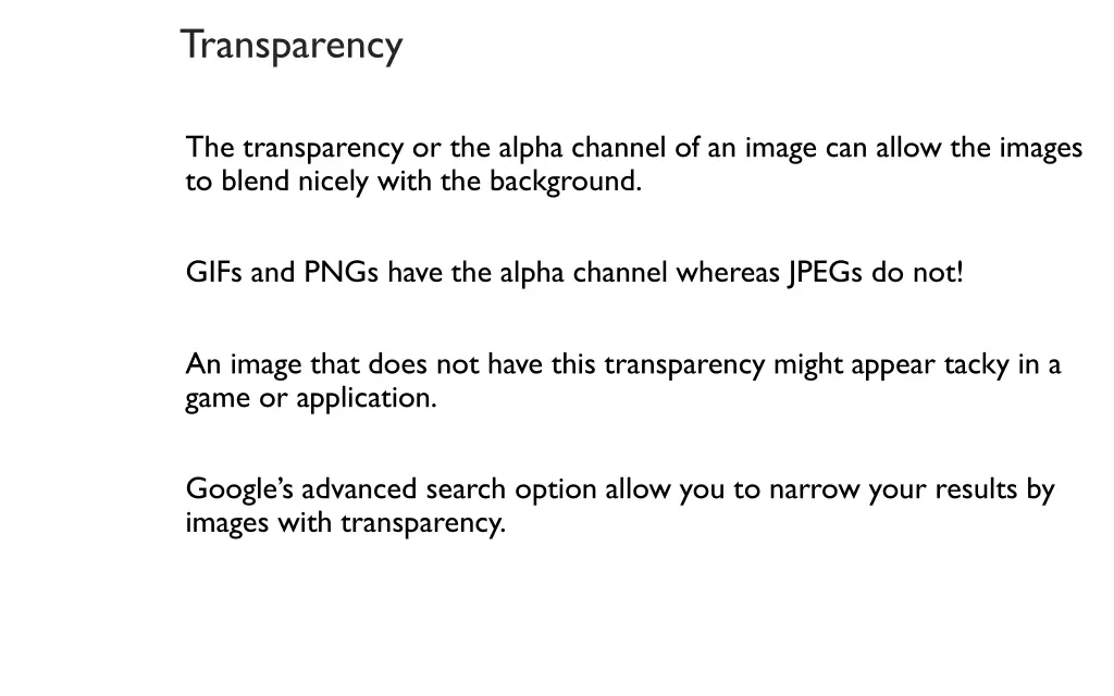 transparency