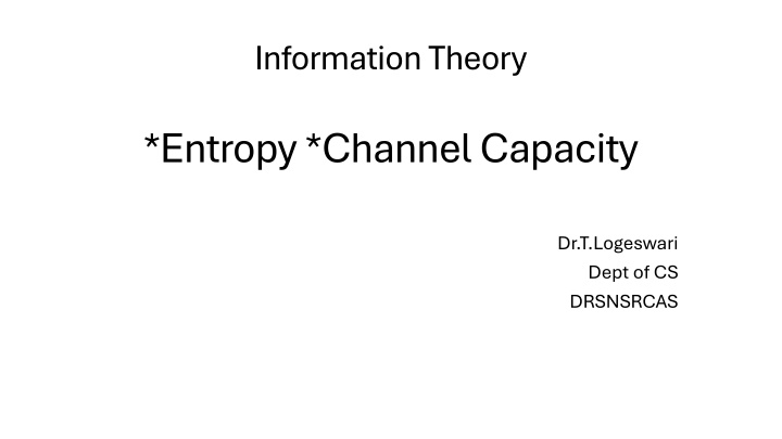 information theory