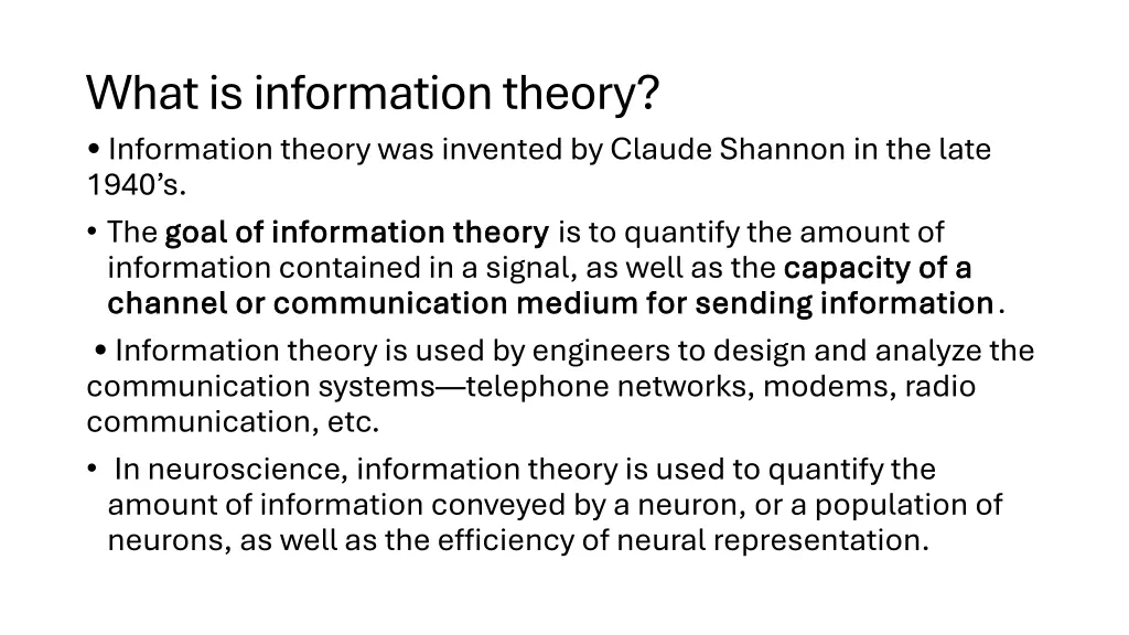 what is information theory information theory
