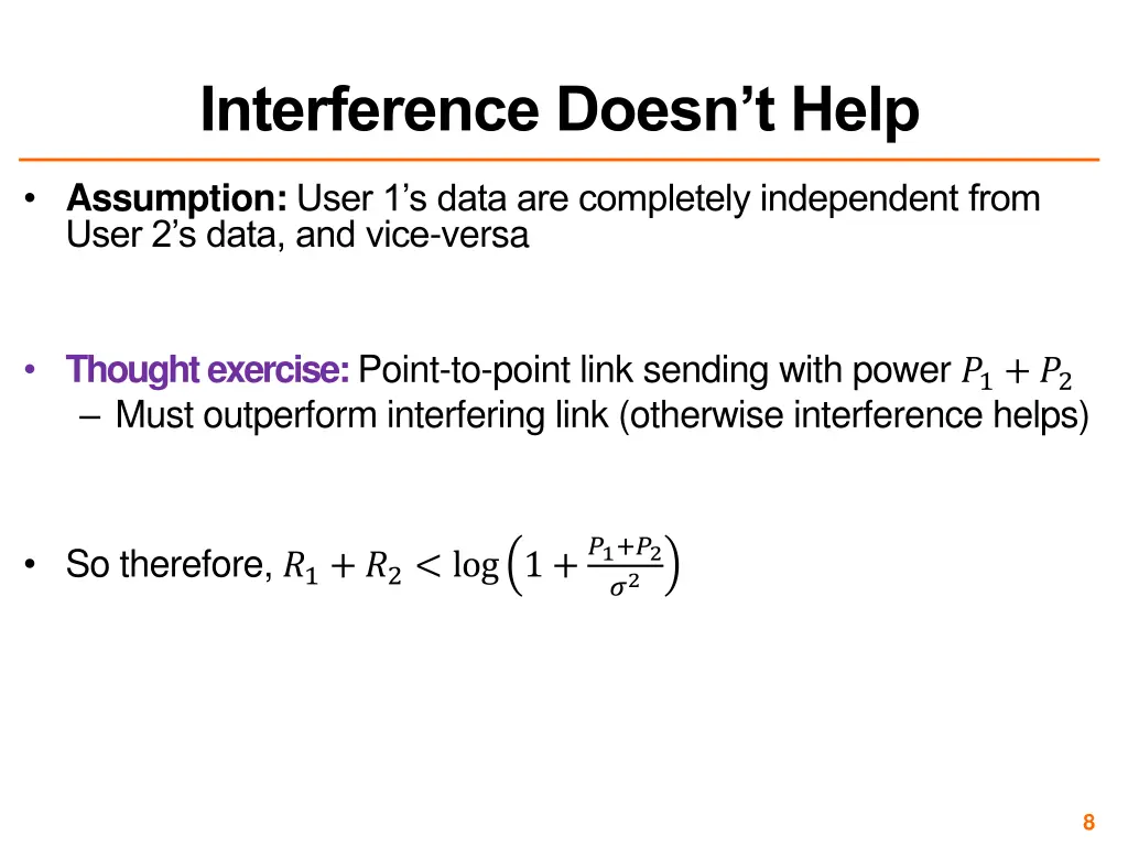 interference doesn t help