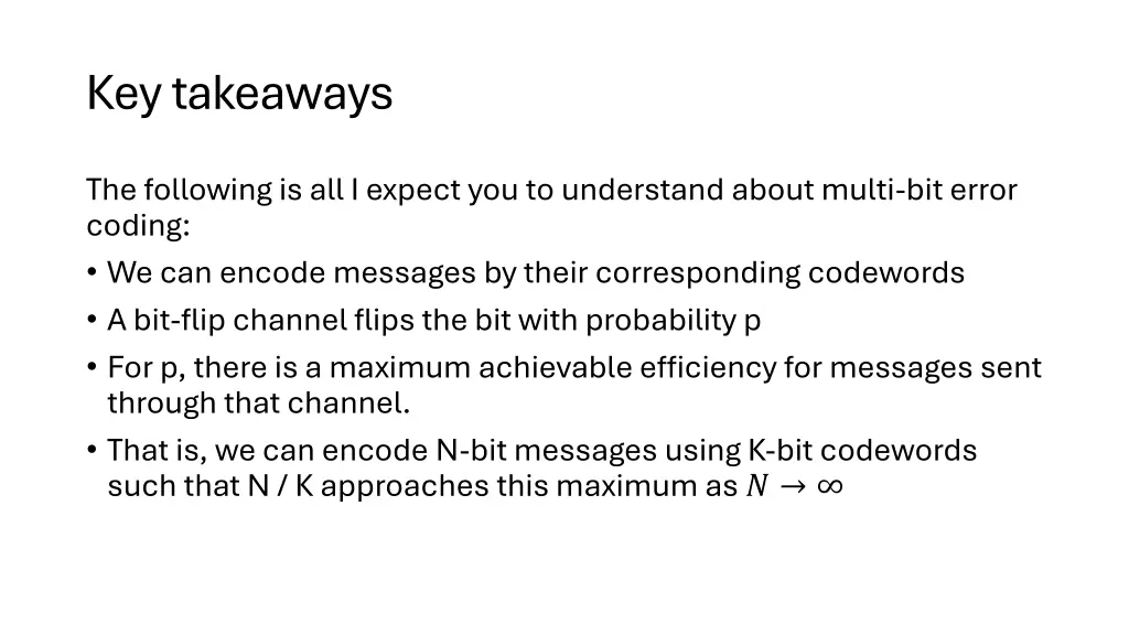 key takeaways