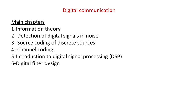 digital communication