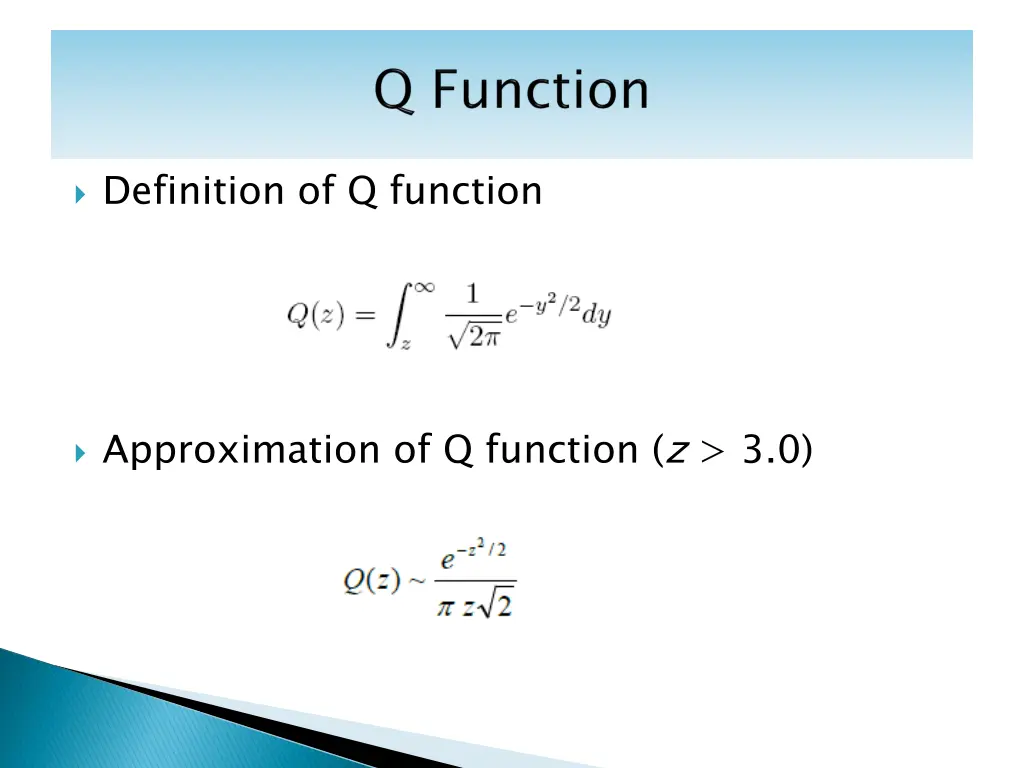 definition of q function