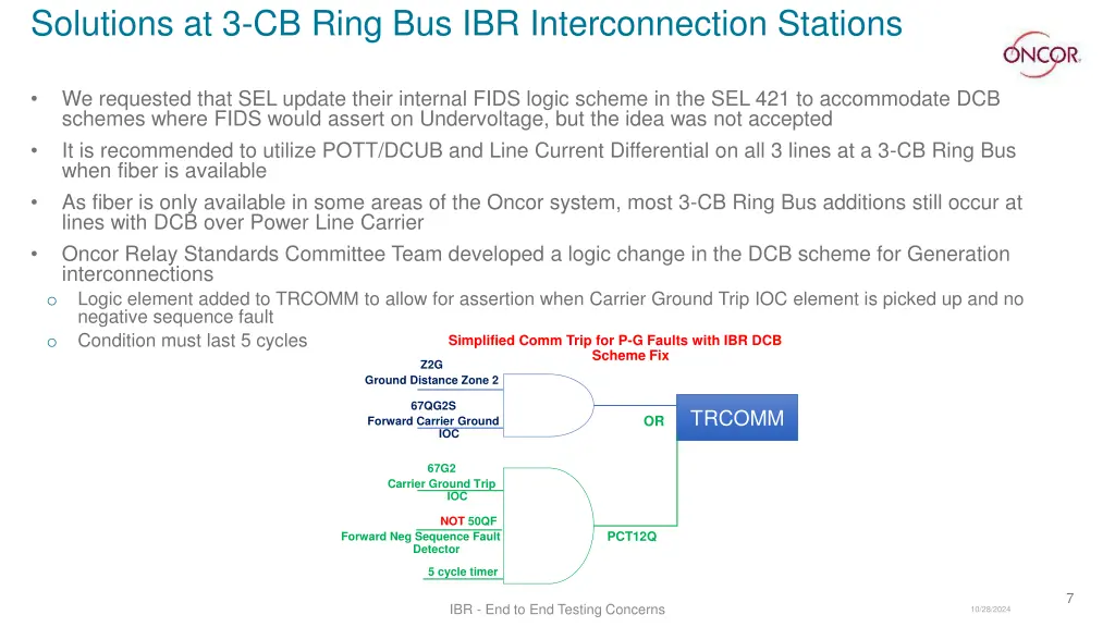 solutions at 3 cb ring bus ibr interconnection