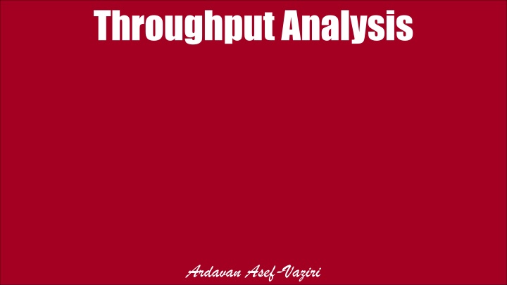 throughput analysis