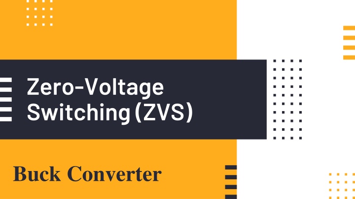 zero voltage switching zvs